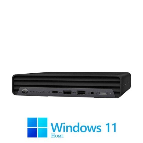 Mini PC HP EliteDesk 800 G6, Hexa Core i5-10500, 16GB, 512GB SSD, Win 11 Home